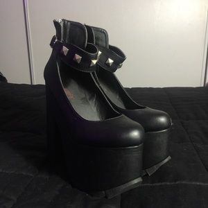 Demonia Platform Heels Studded